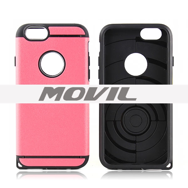 NP-2437 2 en 1 tpu    pc funda  para Apple iPhone 6-12